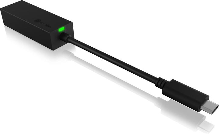Immagine prodotto Icy Box Adattatore LAN Gigabit Ethernet per USB 3.0 Tipo C®,IB-LAN100-C3 (USB-C, RJ45 (1x))