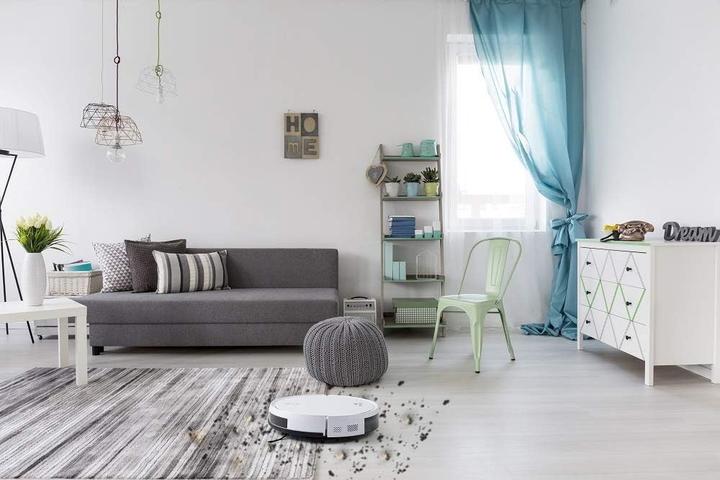 Produktbild Senya Wireless Programmable Robot Vacuum with App Control for Carpets and Hard Floors (2000 Pa, Wischtuch)