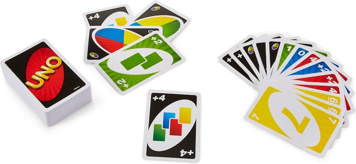 Immagine prodotto Mattel Games Gioco di carte UNO (Italiano, Francese, Tedesco, Inglese, Olandese)