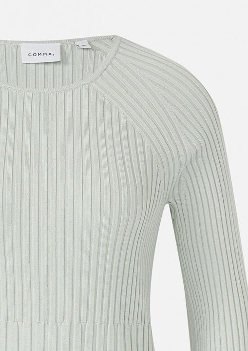 Actual product image Comma Strickpullover Feinstrickpullover mit Raglan und Strukturwechsel im Rippstrick (48)