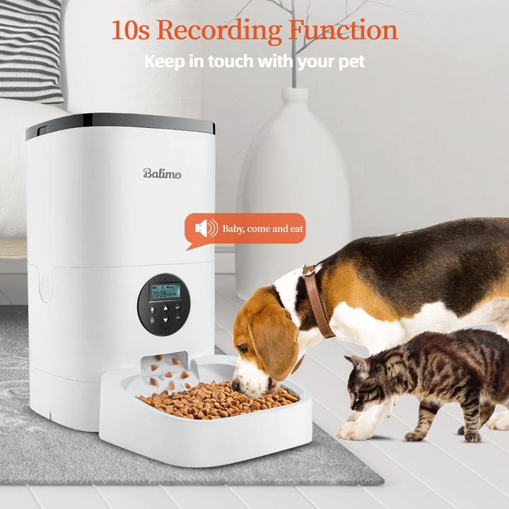Actual product image Balimo 4L Automatic Feeder White
