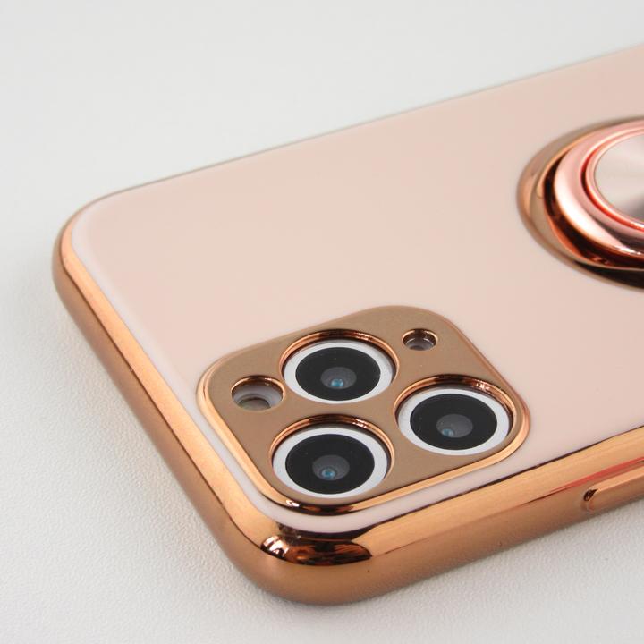 Produktbild PhoneLook Hülle Gummi Bronze mit Ring (Apple iPhone 11 Pro)