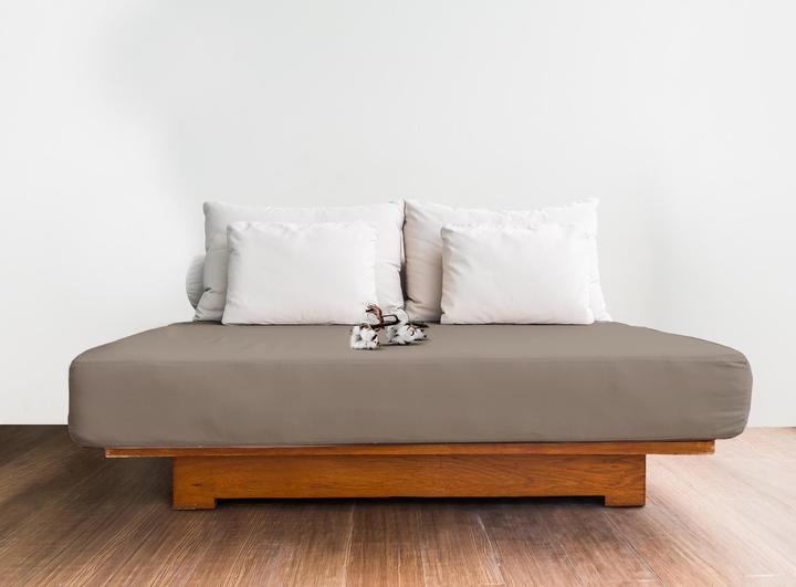 Actual product image Aspero 2 x fitted sheets made from organic cotton (180 x 200 x 35 cm)