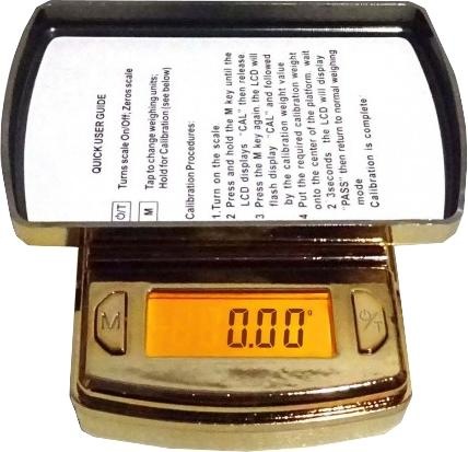 Actual product image Joshs MR1-GOLD precision scale