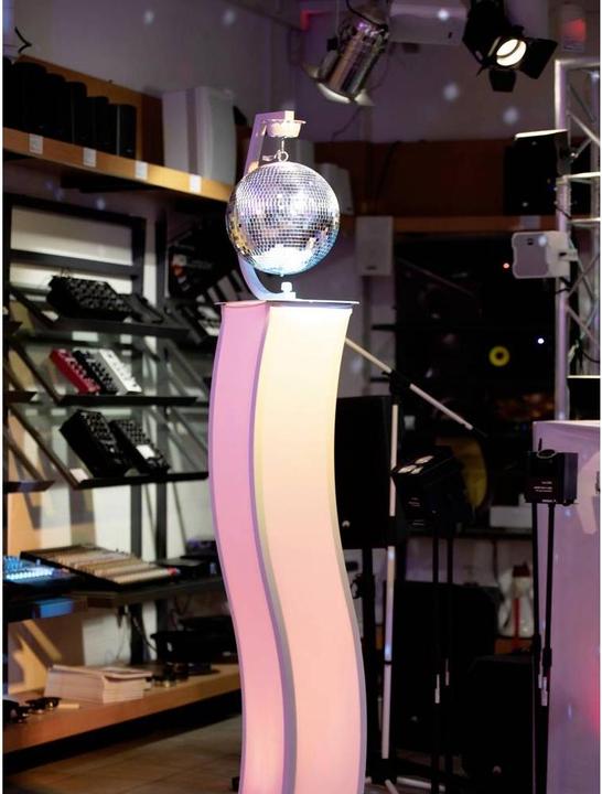 Actual product image Eurolite Tripod mount with motor for mirror balls up to 30cm ws (30 cm)