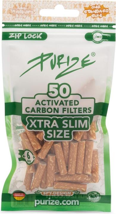 Produktbild Purize Xtra Slim Aktivkohlefilter SPY  (50Stk.)
