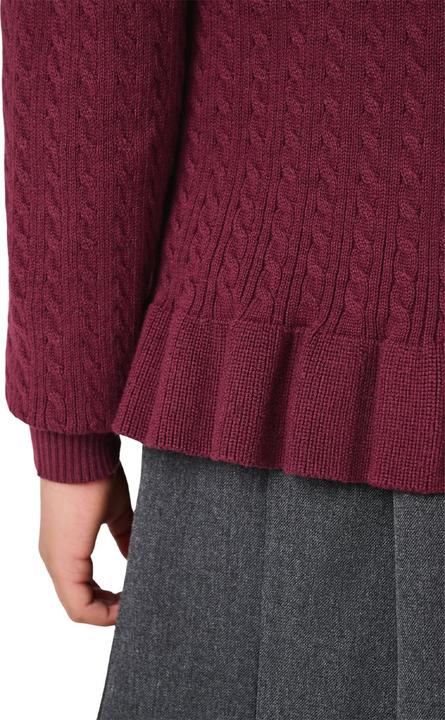 Produktbild Clarks Strickjacke Mädchen Rüschen Mit Zopfmuster Schule (146)