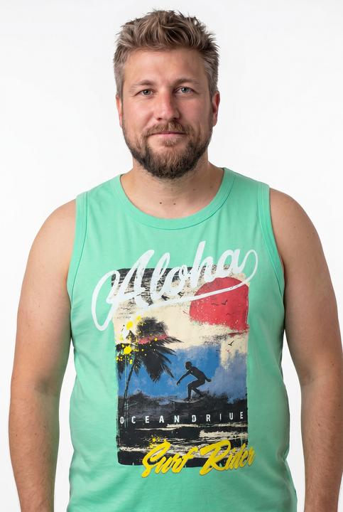 Produktbild Men+ Tanktops, 2er-Pack, Print, Rundhals (L)