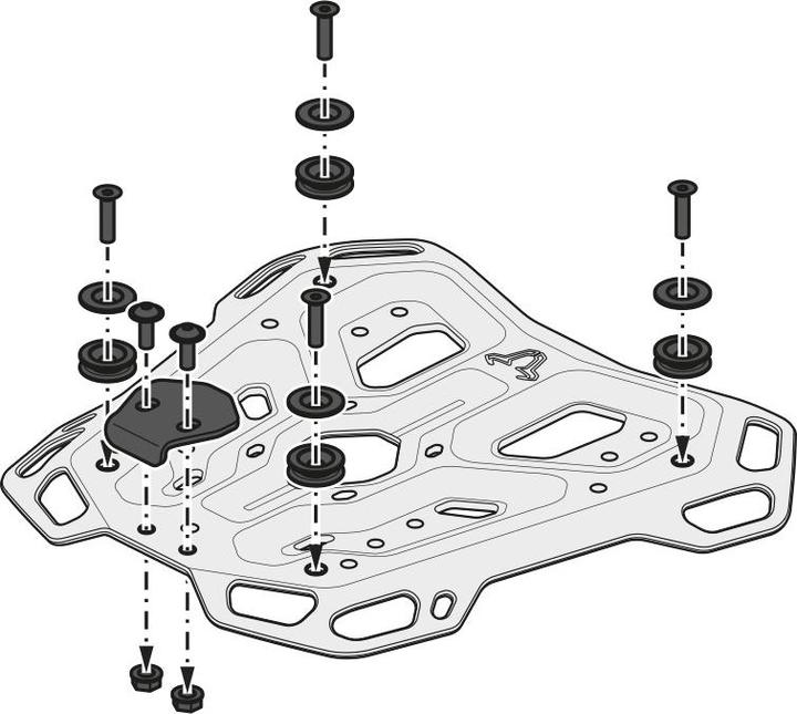 Actual product image Sw Motech Système topcase TRAX ADV (38 l)