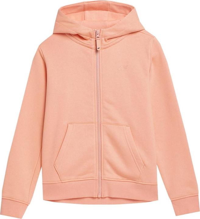 Actual product image 4F Sweater for girl powder coral 4FJSS23TSWSF216 65S (158cm) (158)