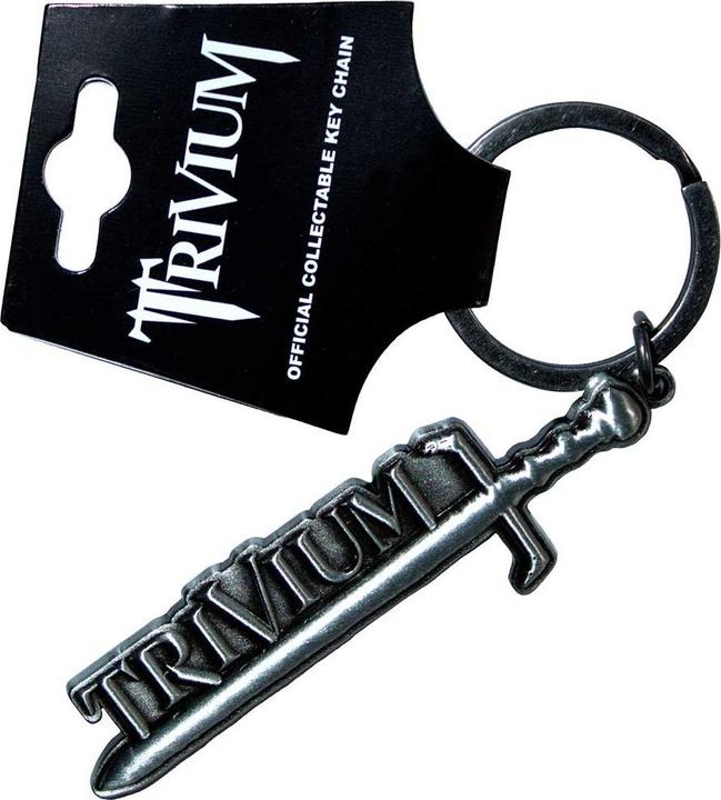 Actual product image Trivium Silver Sword Schlüsselanhänger