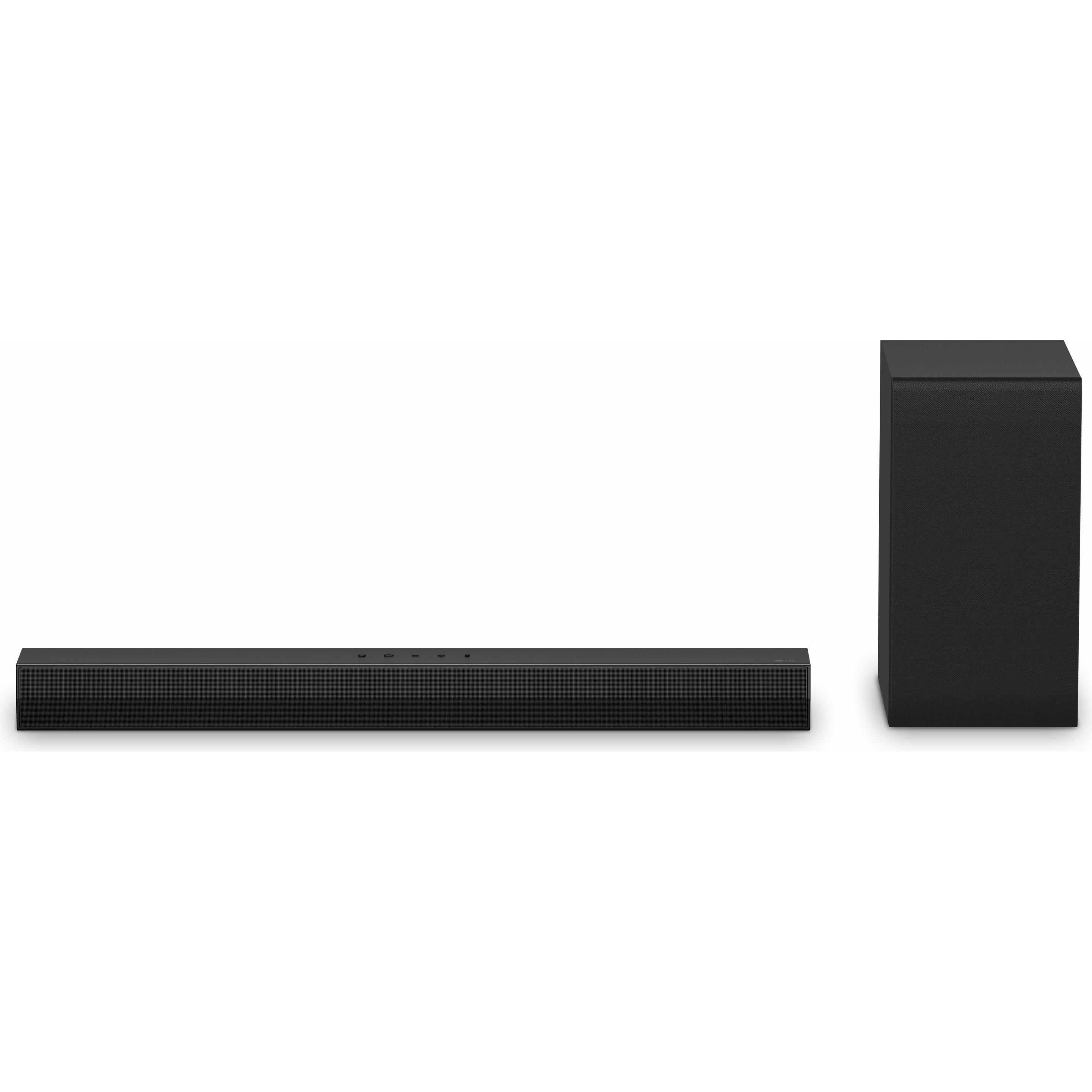 LG S40T (300 W, 2.1 Kanal), Soundbar, Schwarz