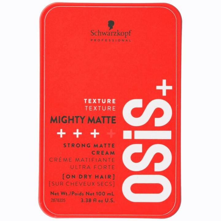 Actual product image Schwarzkopf Professional OSIS+ Texture Mighty Matte Strong Matte Cream (Hair wax, 100 ml)