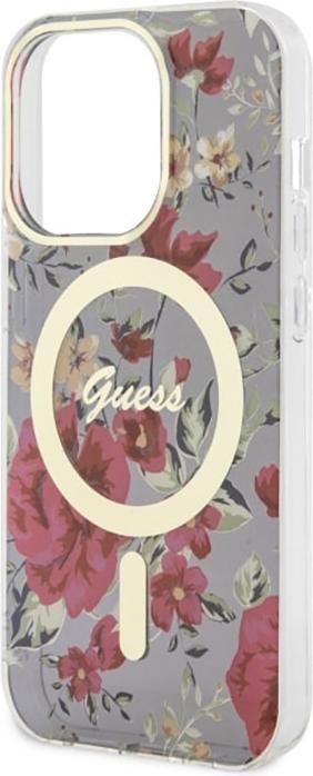 Produktbild Guess iPhone 14 Pro 6.1 hardcase Flower MagSafe (Apple iPhone 14 Pro)