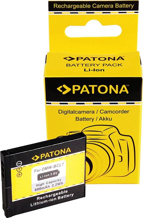 Produktbild Patona Akku f. Panasonic DMW-BCL7E SZ9 SZ3 XS1 FS50 FH50 F5 BCL7 (Kamera Akku)