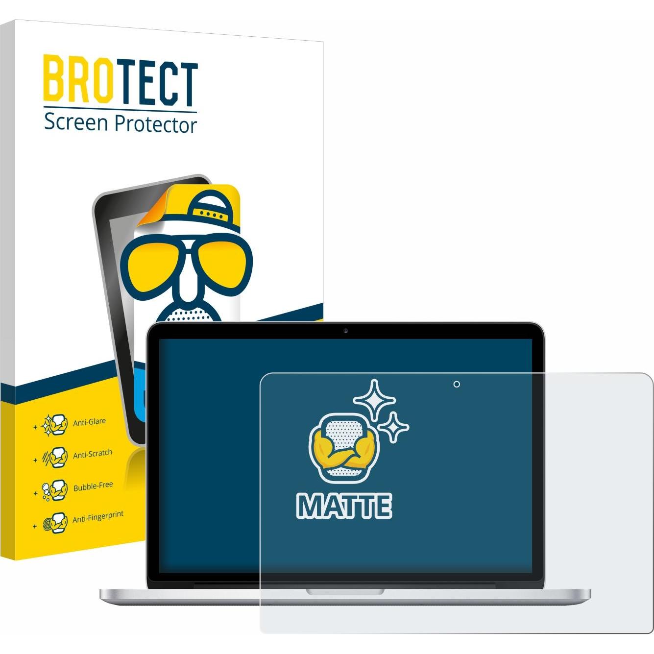 BROTECT Entspiegelungs-Schutzfolie Displayschutz Matt (13"), Notebook Schutzfolie