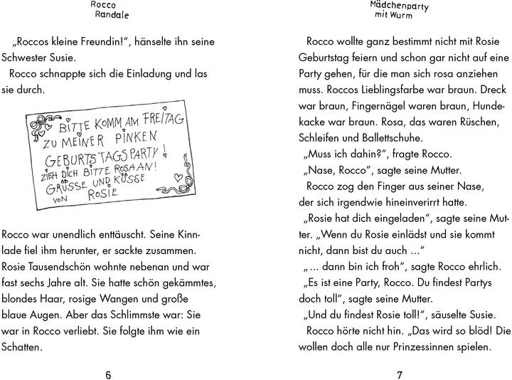 Produktbild Rocco Randale - Mädchenparty mit Wurm (Deutsch, Alan MacDonald, 2021)