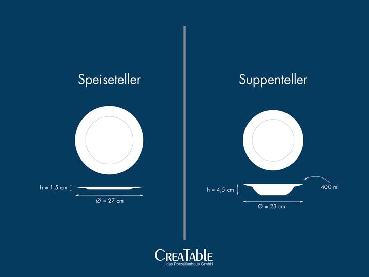 Actual product image CreaTable Fleur Royal (6 pcs.)