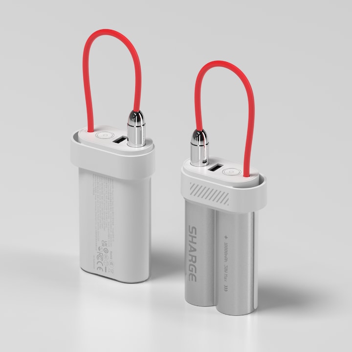 Actual product image Sharge Pouch Mini WHI (10000 mAh, 30 W, 35.57 Wh)