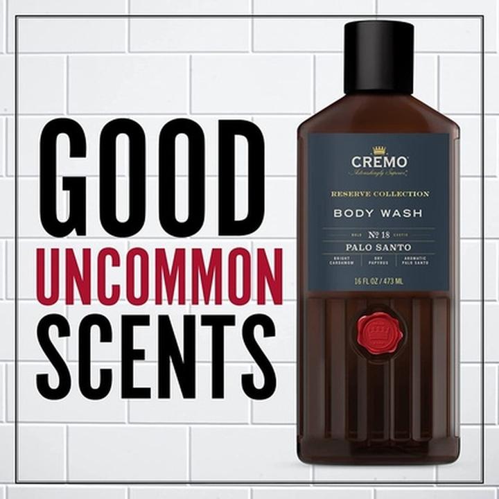 Produktbild Cremo Reserve Collection Palo Santo Body Wash for Men Luxury Fragrance Shower Gel 473ml (473 ml)