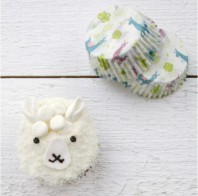 Image du produit Zenker Moule à muffins Lama et Cactus 50 Pièces (5 cm)