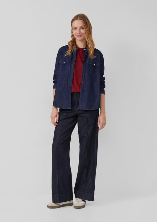 Produktbild s.Oliver Strickpullover Leichter Kurzarm-Strickpullover (34)