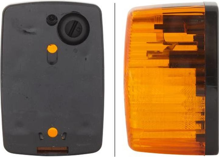 Actual product image Hella 2 indicator lights front side-mounted left halogen for AEBI