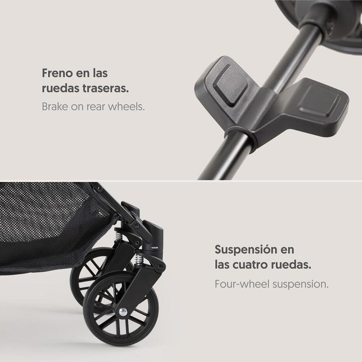 Actual product image Interbaby Ultralight Comfortable Convertible Stroller with Interchangeable Hood
