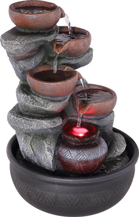 Produktbild Globo Brunnen grau 1xRGB LED