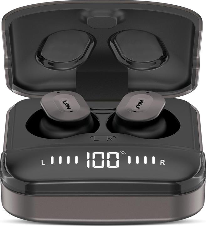 Produktbild Mixx Stremmuds Ultra Punkte, die drahtlose In-Ear-Kopfhörer-Black (SBUL-DT-BK-371) (6 h, Kabellos)