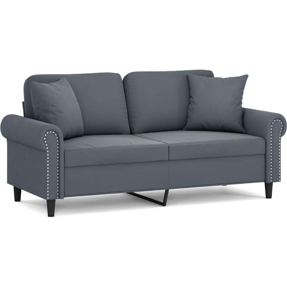 VidaXL, Sofa, 10-tlg. Garten-Lounge-Set mit Kissen (2-Sitzer)