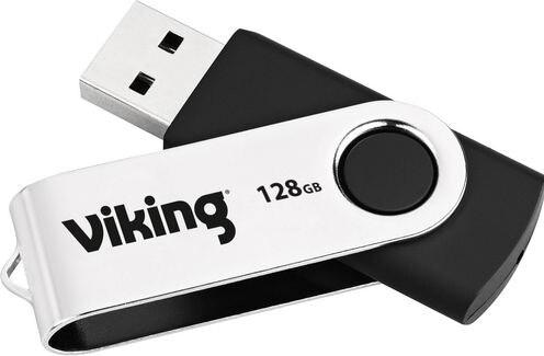 Actual product image Viking USB stick Ativa OFD1083096 128 GB Black, Silver (128 GB, USB 2.0)