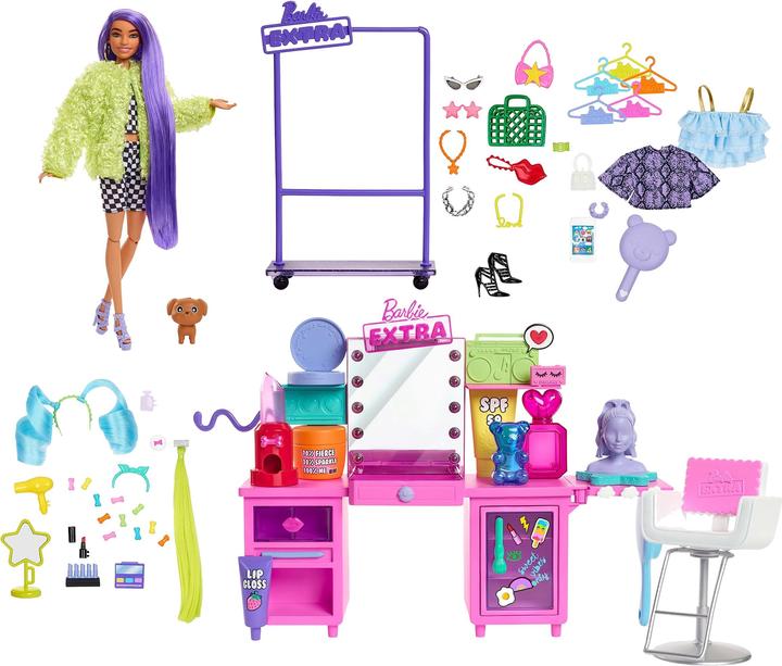 Actual product image Barbie Extra Doll and Playset