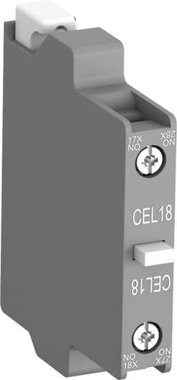 Actual product image ABB CEL18-10 Auxiliary contact block 1S, with 1SFN010716R1010