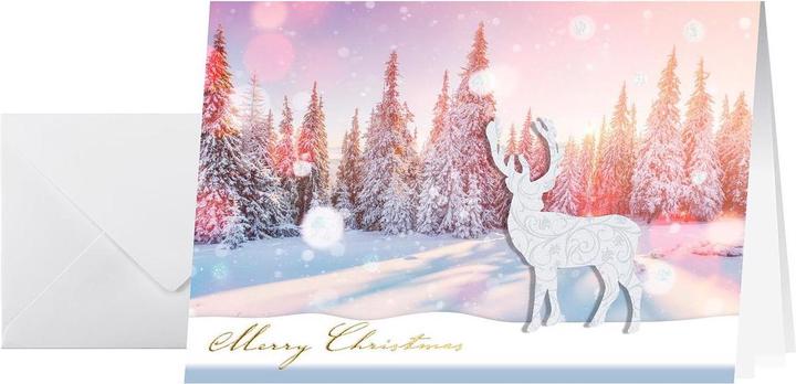 Actual product image Sigel Christmas card Snow Deer A6, 10 pieces (1 pcs.)