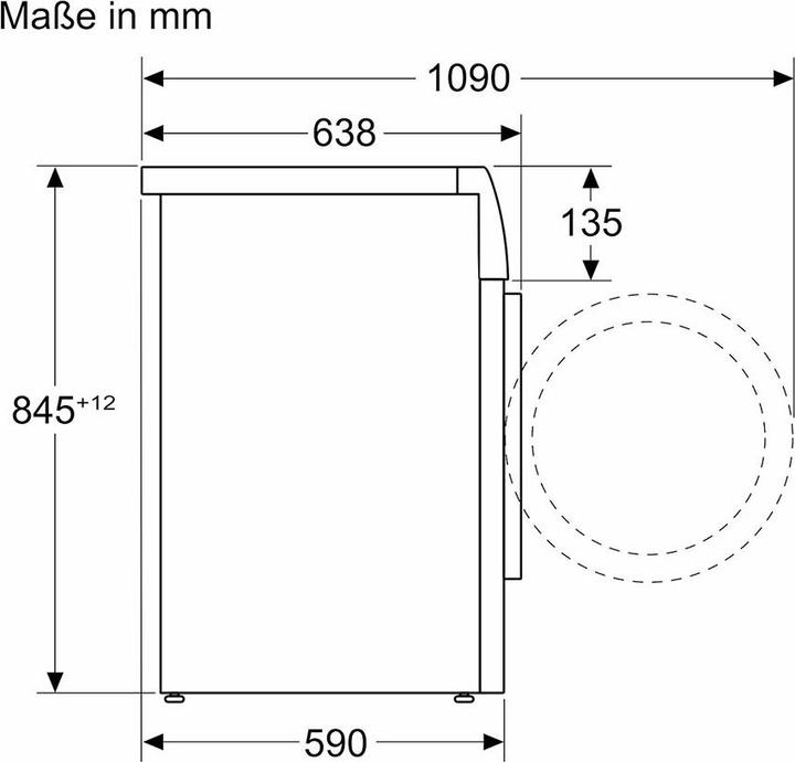 Immagine prodotto Siemens WG56B205CH (10 kg, A sinistra)