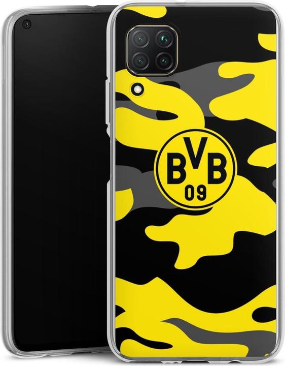 Produktbild DeinDesign Silikon Hülle für Huawei P40 Lite Handyhülle Case Smartphone Schutzhülle BVB Borussia Dortmund (Huawei P40 Lite)