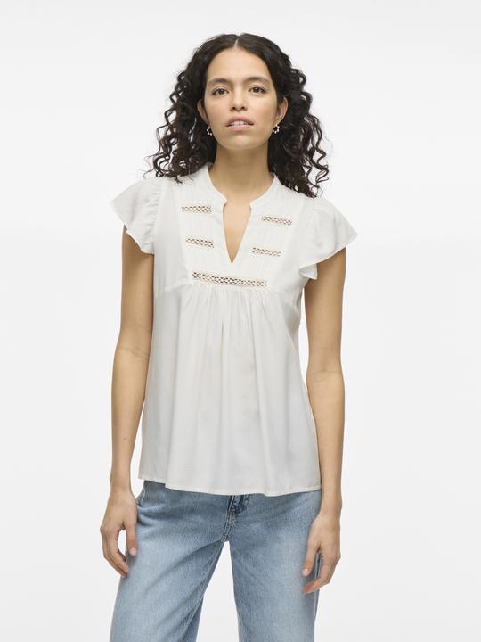 Actual product image Vila VIVISIA V-Ausschnitt Oberteil mit angeschnittenen Ärmeln (38)