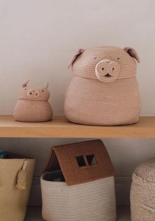 Produktbild Lorena Canals Mini Korb Peggy the Pig