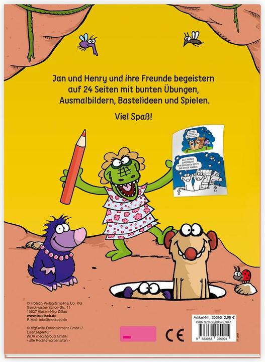 Image du produit Jan et Henry jeu et coloriage