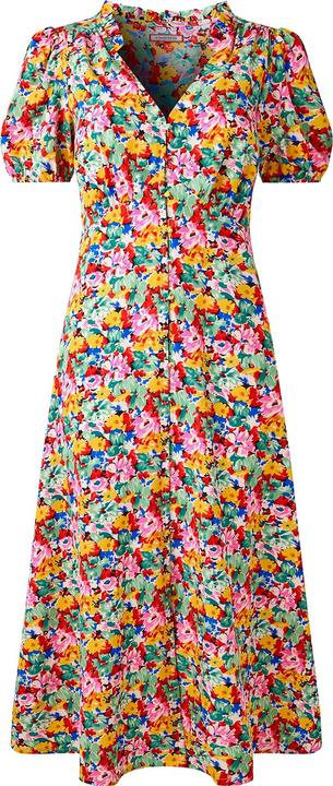 Joe Browns Frilly Floral Shirred Midi (36)