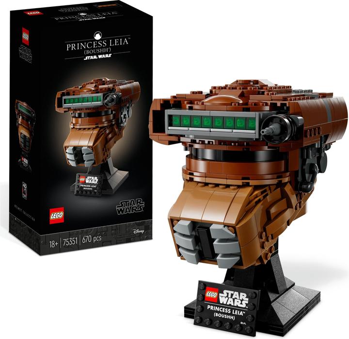 Produktbild LEGO Princess Leia Helmet (75351, LEGO Star Wars)