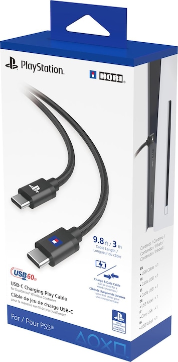 Image du produit HORI Câble de charge USB PS5 3m (PS5)