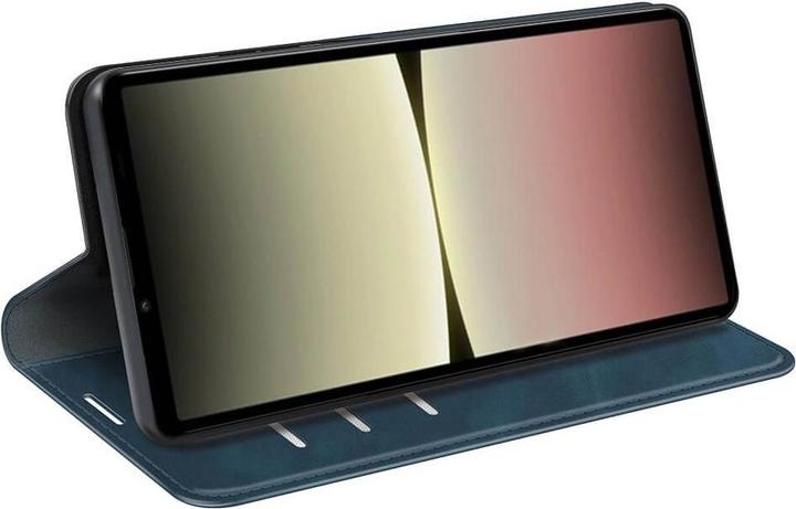 Actual product image Cover-Discount Sony Xperia 10 V - Stand Flip Case Cover blue (Sony Xperia 10 V)