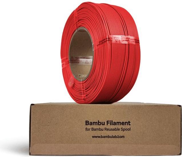 Actual product image Bambu Lab PLA Basic Refill (PLA, 1.75 mm, 1000 g, Red)