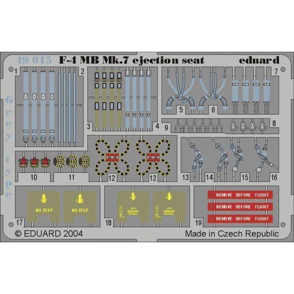 Eduard F-4 Phantom II MB Mk.7 Ejection Seat Grey