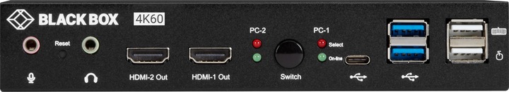 Produktbild Black Box KVM Switch, UHD 4K60, Dual