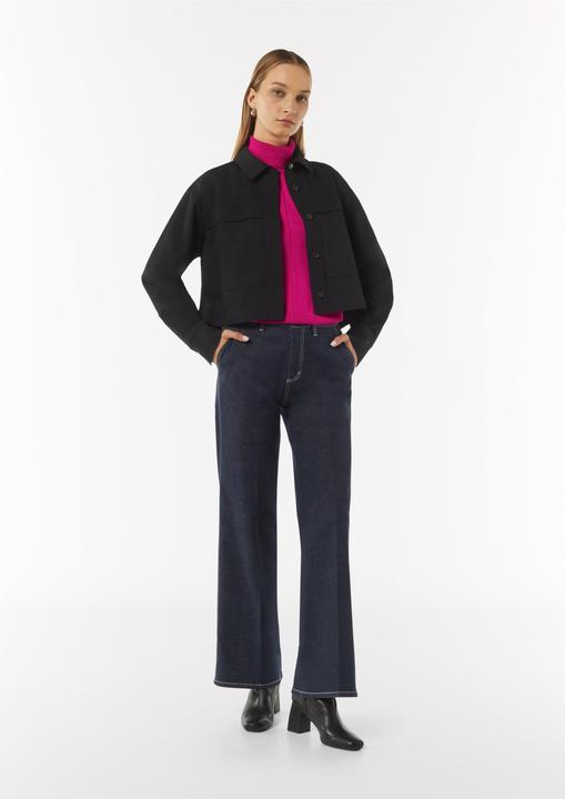 Produktbild Comma Strickpullover Rollkragenpullover mit Biesen und Rippdetails (34)