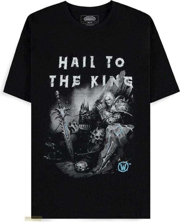 Difuzed World Of Warcraft - Hail To The King Men's Short Sleeved T-shirt - S (S)