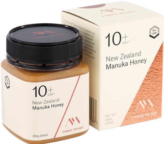 Actual product image Three Peaks Manuka Honig (250 g)